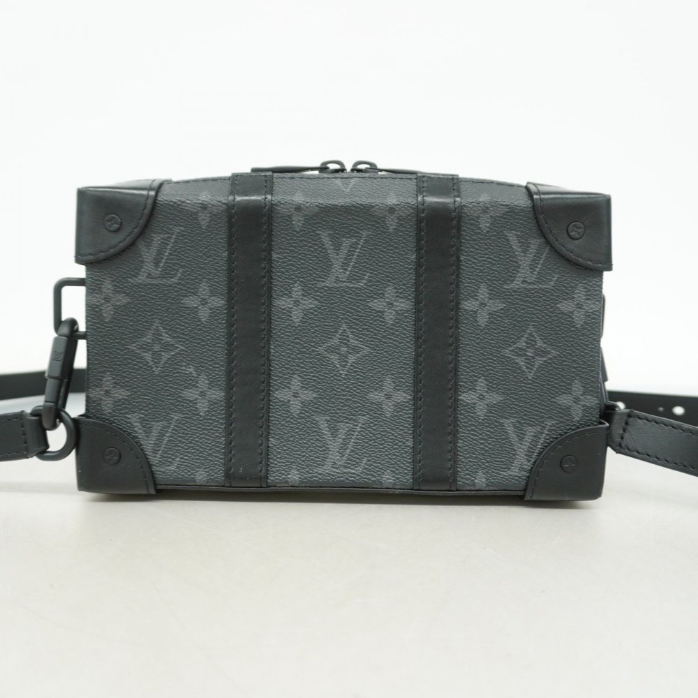 Louis Vuitton Shoulder Bag Monogram Eclipse Soft Trunk Wallet M69838 Black Men's - Picture 12 of 12